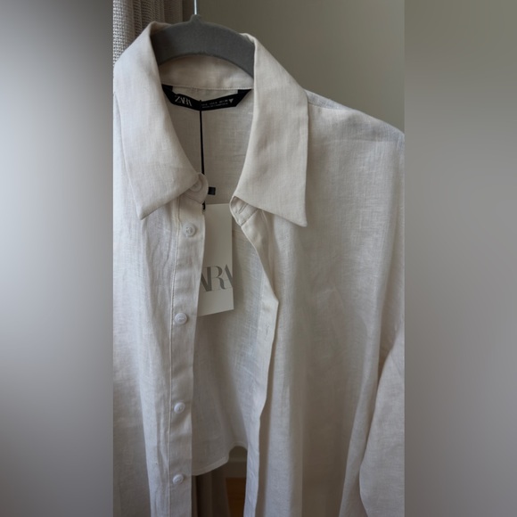 Zara Linen Shirt - Picture 6 of 8